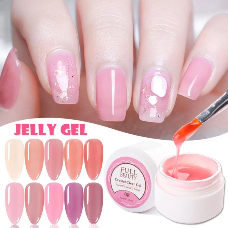 

Gel for Nail Immersion UV Gel Varnish Manicure 6ml Opal Gel Nude Translucent Gel Nail Polish