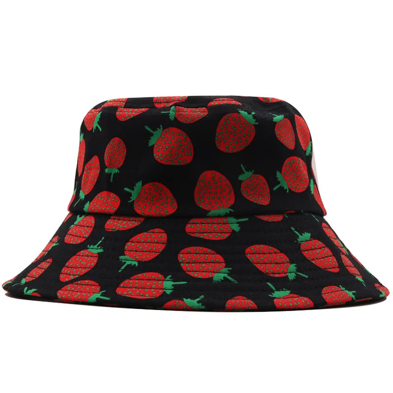 

Printing bucket hat for woman Basin teenage girls summer trips female tampon bucket packable hats beach in the open