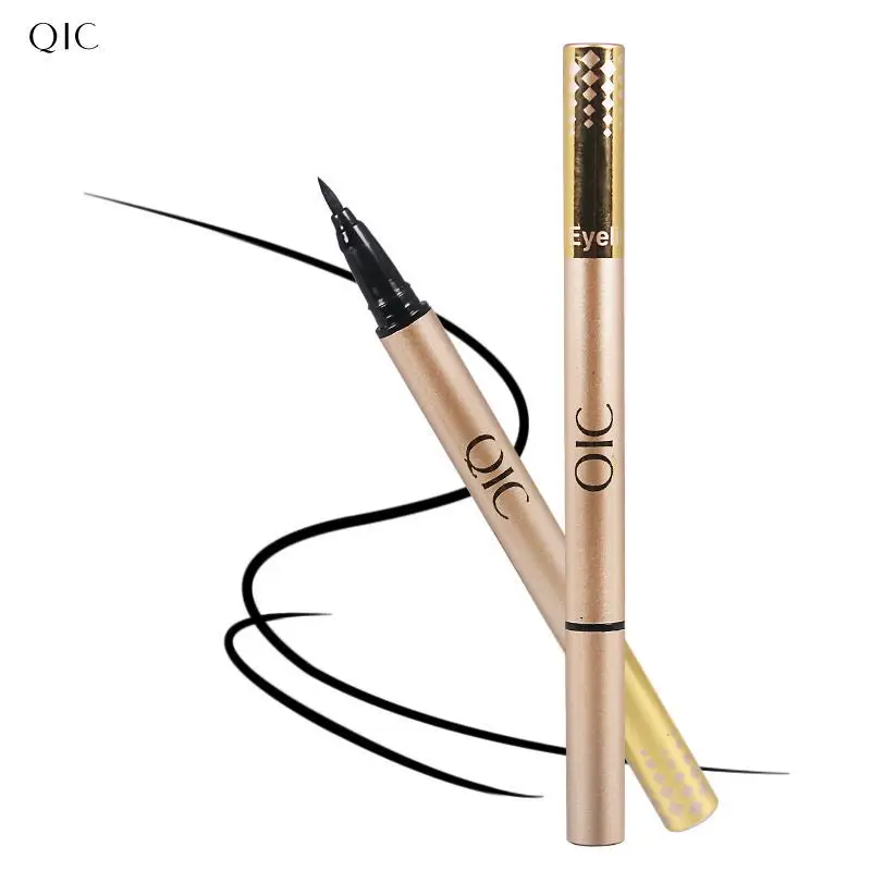 

12pcs/set QIC Eyes makeup Waterproof Eyeliner Pencil Liquid Eye Liner Professional black Eyeliner Pencil eyeliner cosmetics Q602