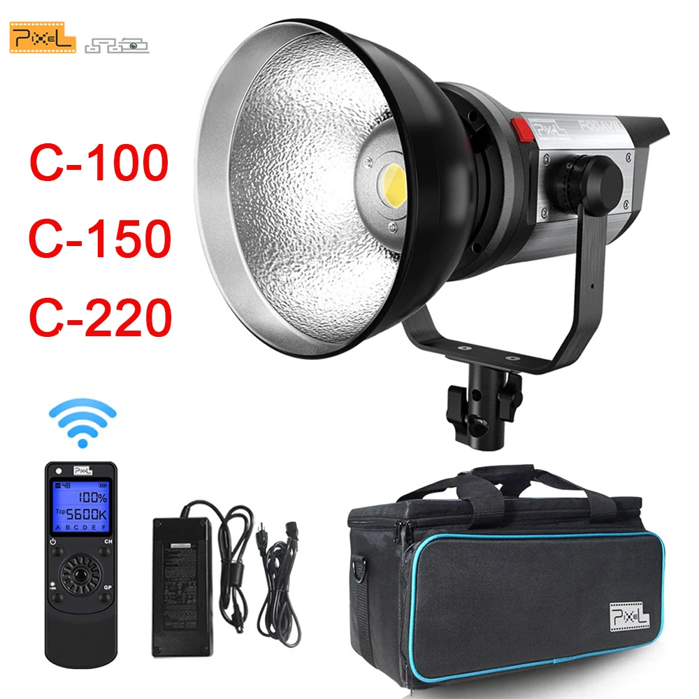Pixel COB series C100 C150 C220 светодиодный светильник вспышка для видеосъемки 5600 K