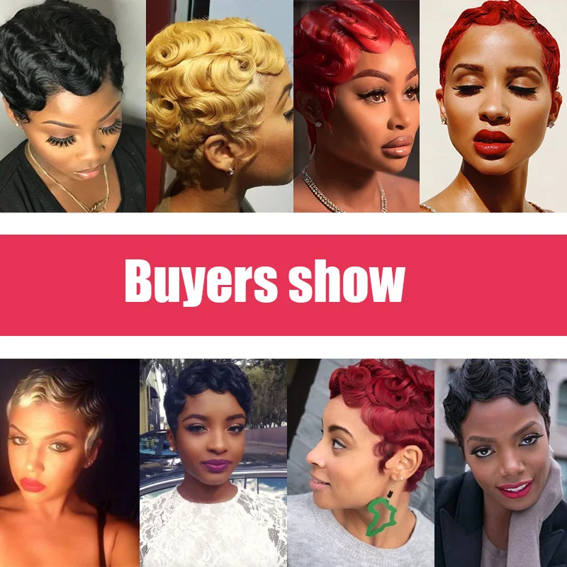 LUPU короткие парики вырезанные волнистые африканские афро волосы синтетический