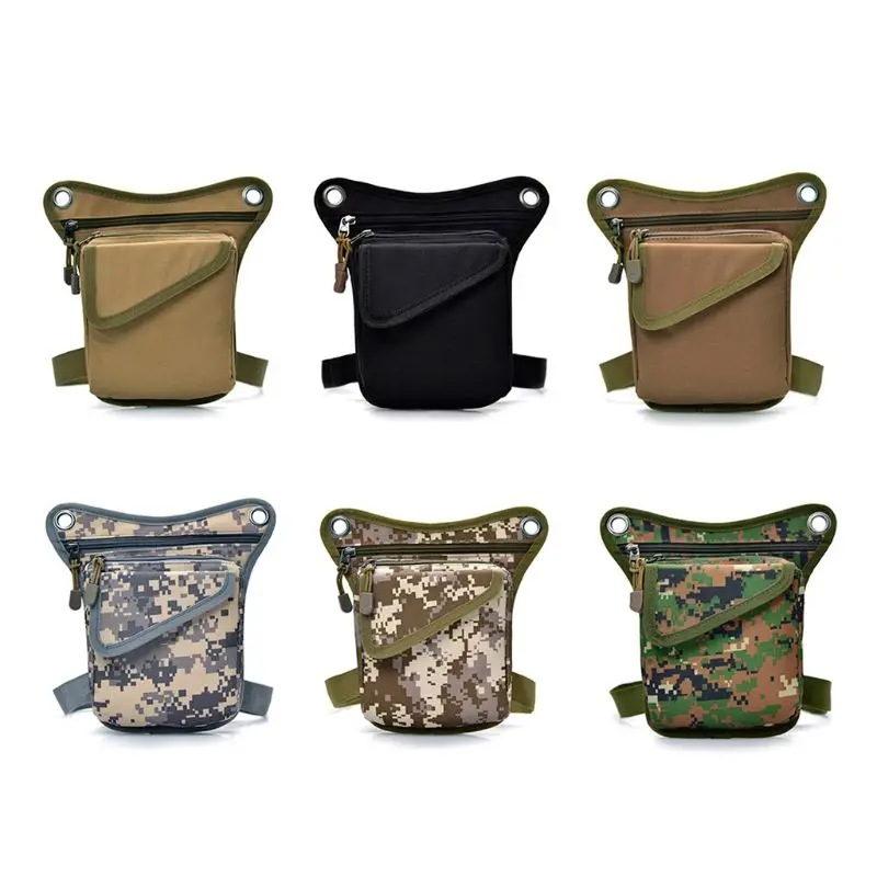 Motorcycle Drop Leg Bag Nylon Waist Thigh Fanny Pack Belt Bum Pouch Q1FA | Багаж и сумки