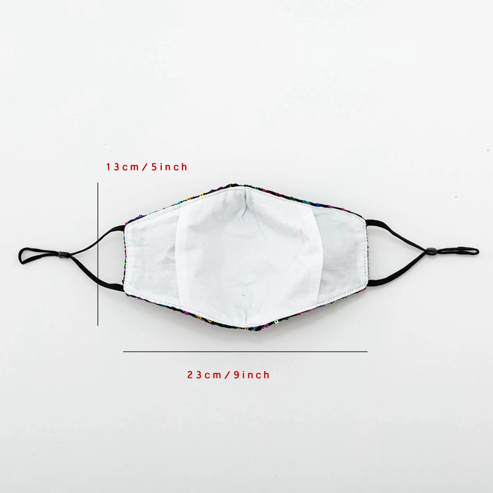 

4PC Fashion Christmas Tree Snowflakes Sequins Mask Adult Anti-dust Face Mask Washable Shiny Cotton Mouth Masks mascarillas maske