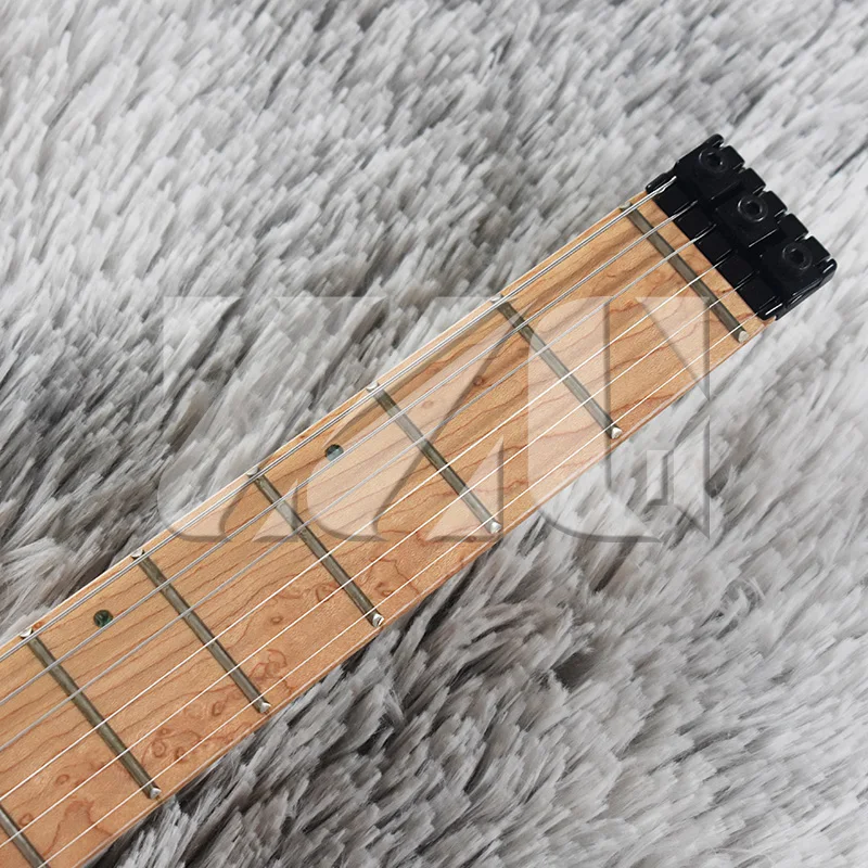 Горная гитара без головы электрическая кожаный корпус стеганый Мужской Топ 5 шт.