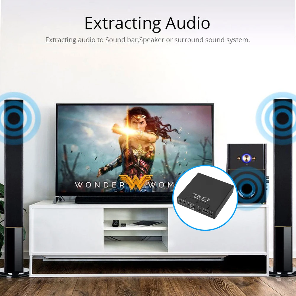 Full HD 1080P SCART HDMI совместимый преобразователь с совместимым цифровой