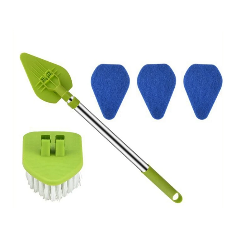

Retractable Floor Scrub Brush Bathtub Ceramic Tile Cleaning Brush 180 ° Adjustable Glass Eraser