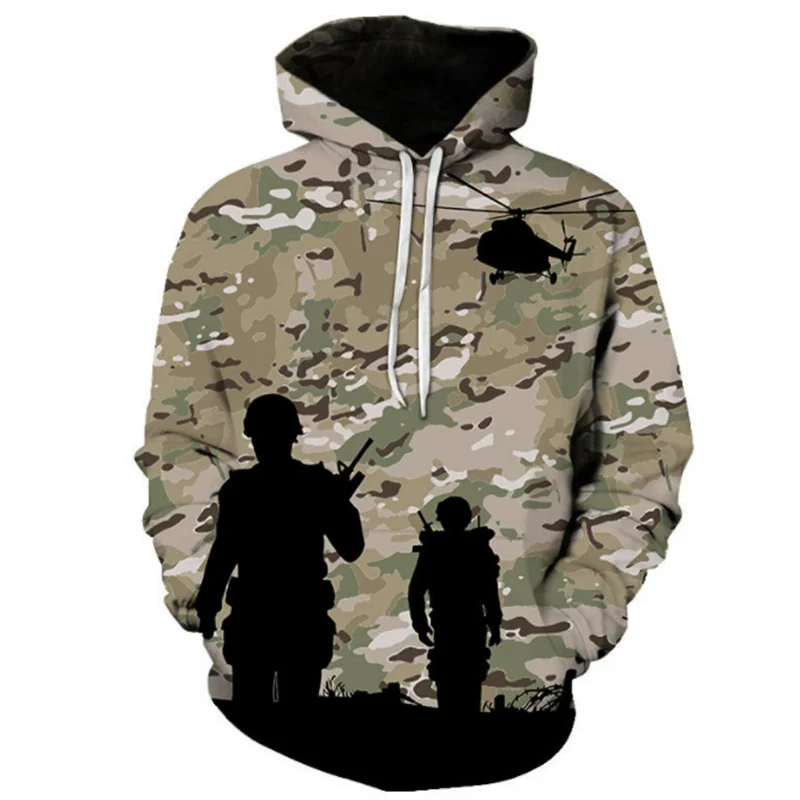 

New Hoodies Men Autumn Fashion Brand Fashion camouflage Sportswear Sweatshirt Men Women Track Outdoor Sweatshirts
