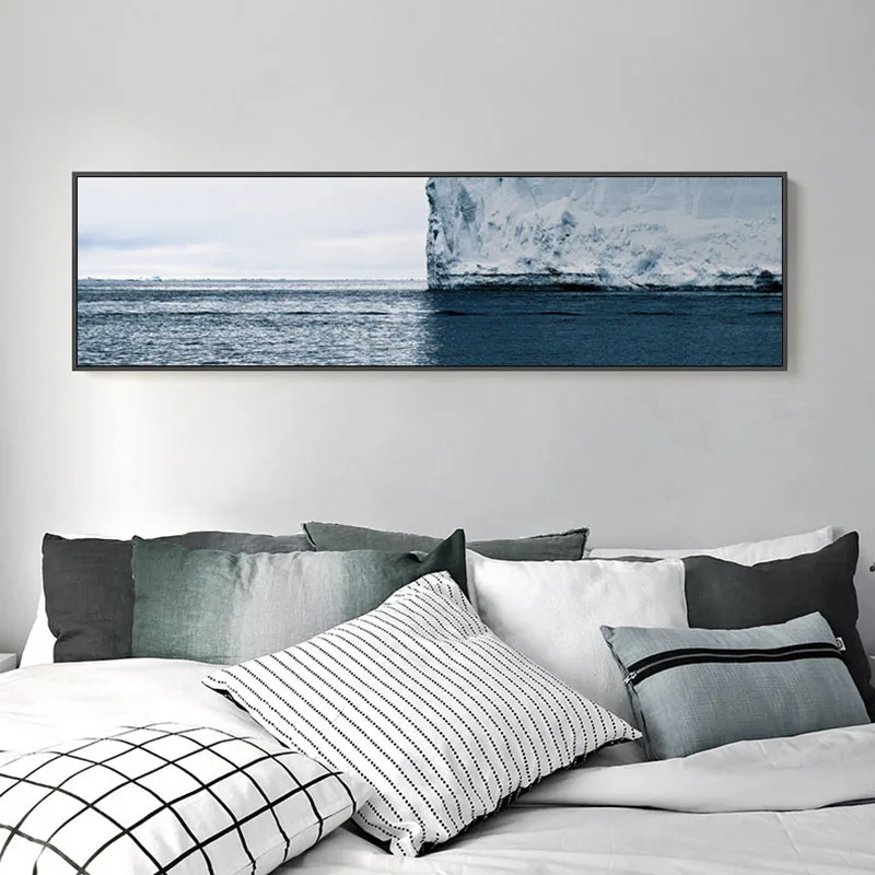 

Modern Nordic style porch Living Room sunrise Seascape Beach scenery Decorative Pictures Canvas Wall Art Posters Paintings