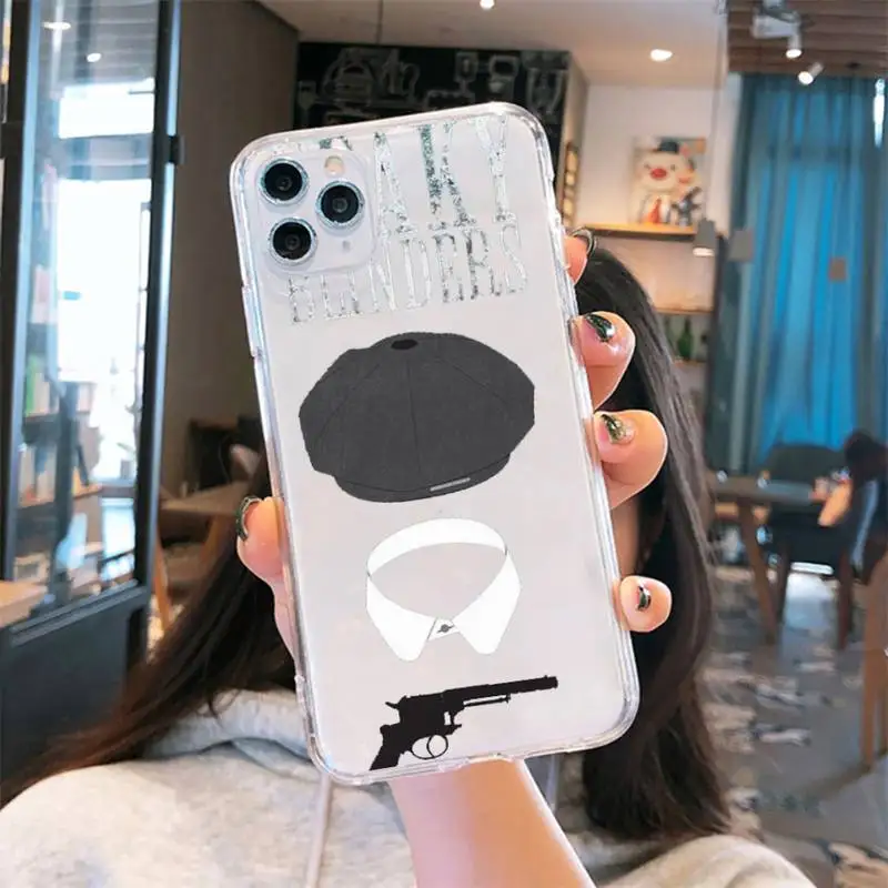 

Peaky Blinders Thomas Phone Case Transparent soft For iphone 5 5s 5c se 6 6s 7 8 11 12 plus mini x xs xr pro max