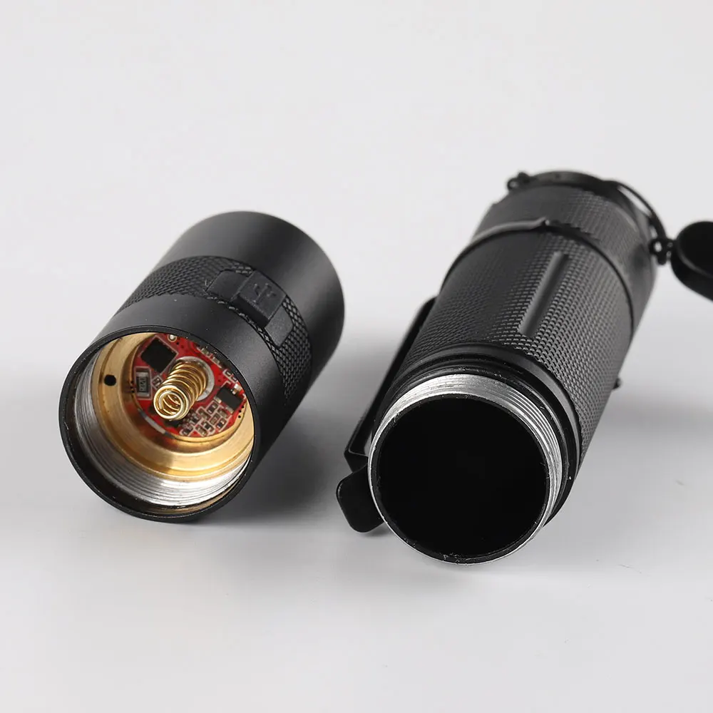 Convoy S9 flashlight 219B R9080 high CRI with micro USB charging port 18650 torch | Лампы и освещение