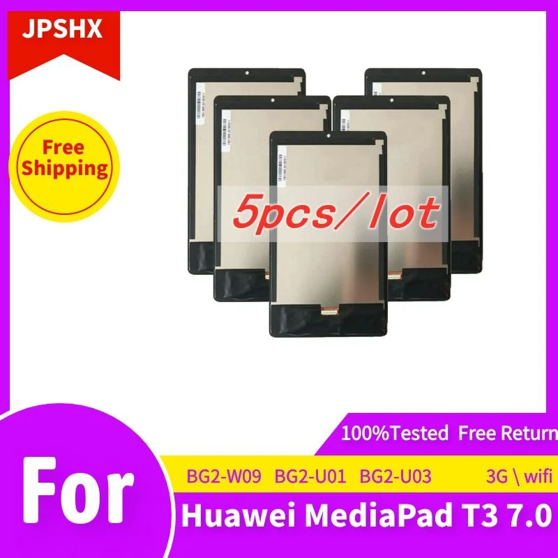 

5 шт., 7-дюймовый ЖК-дисплей для Huawei Mediapad T3 7,0, 3G или Wi-Fi