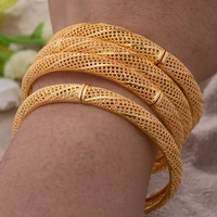 dubai bangles for women keep color pure copper plated gold color luxury designer bangle bracelet bijoux for wedding women