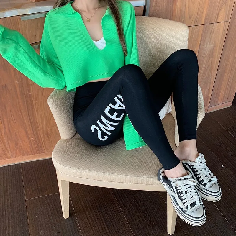

Bestins Plush lettered Leggings for women