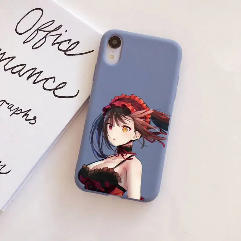 

TOPLBPCS DATE A LIVE Phone Case for iPhone 11 12 13 mini pro XS MAX 8 7 6 6S Plus X 5S SE 2020 XR case