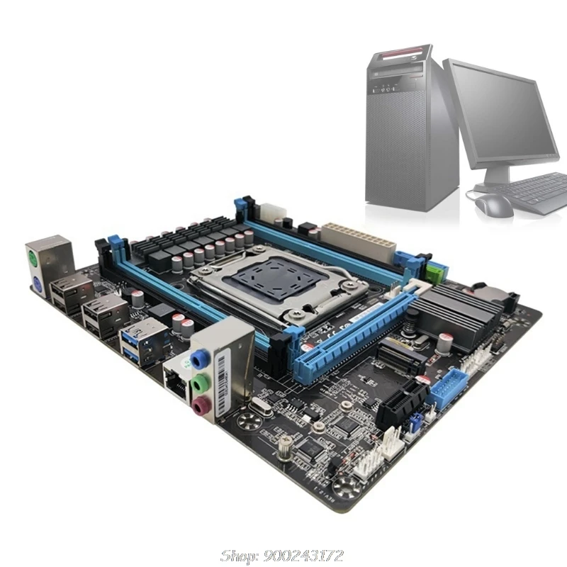 

X99 Motherboard LGA 2011-3 E5 CPU 4 channel DDR4 ECC/NON-ECC -RAM Supports E5 2678V3 2620 V3 SSD M.2 SATA 3.0 D17 20 Dropship