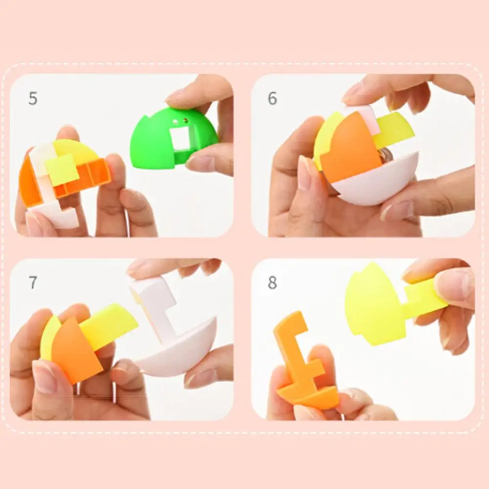 

Plastic Magic Ball Toy Building Block Puzzle Ball Baby Kids Intelligence Assembled Educational Toy