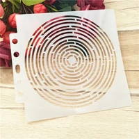 labyrinth scrapbook manual painting template hollow spray masked version spray pattern drawing mask hollow template lace ruler