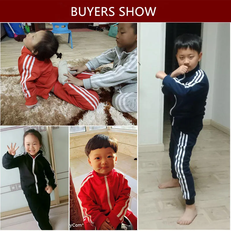 Детский комплект одежды из 2 предметов для мальчиков и девочек весенне-осенняя