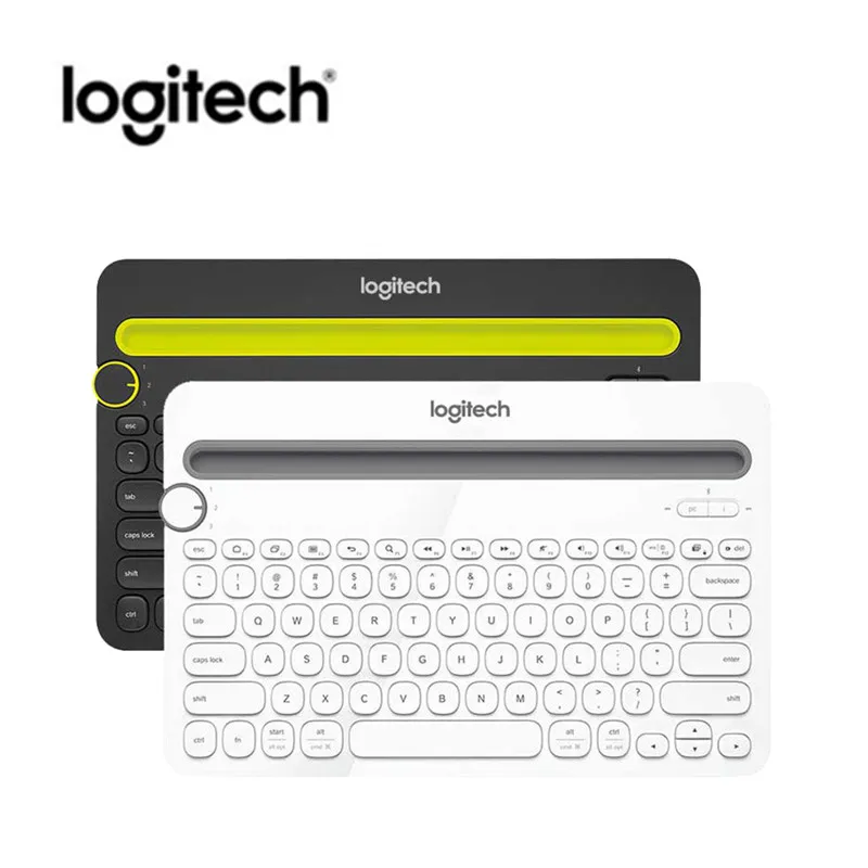 Беспроводная клавиатура Logitech K480 Bluetooth многоскоростная со слотом для телефона