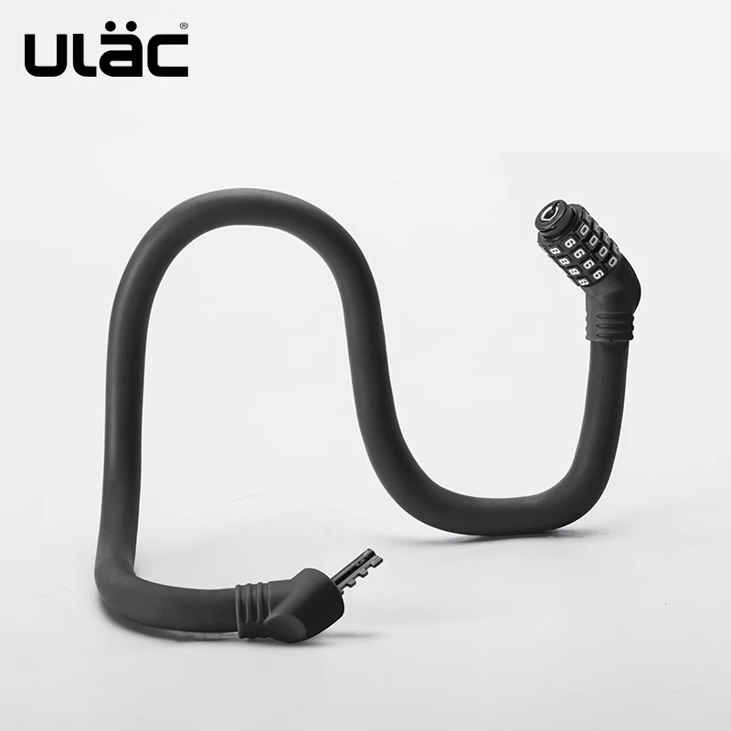 ULAC велосипедный замок MTB дорожный велосипед пароль Ключ анти-Sheft память 4 цвета Сверхлегкий портативный стальной замок велосипедные безопасные аксессуары