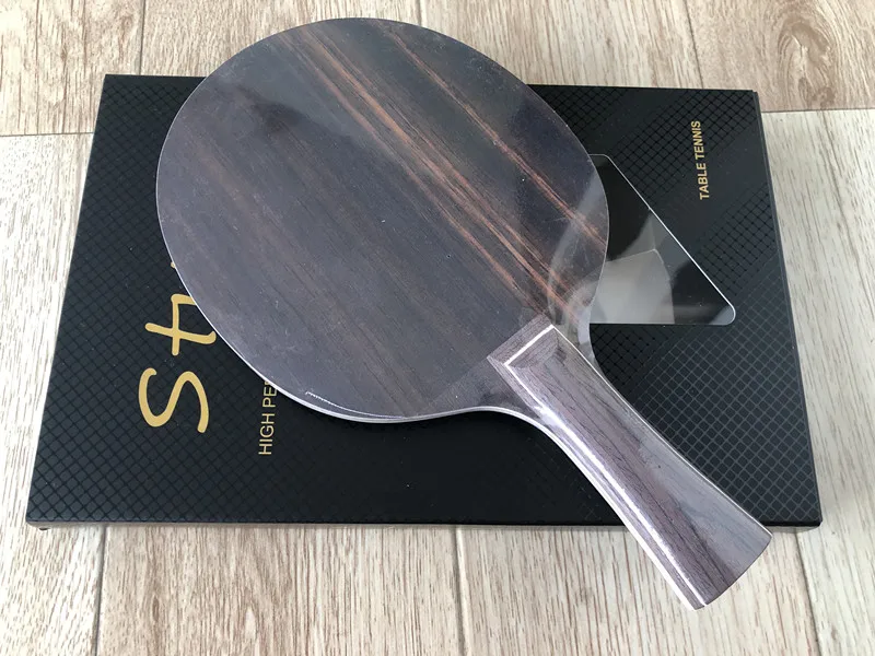 Stuor Ebony 7 слоев чистого дерева ракетки для настольного тенниса пинг-понг профессиональный тренировочный нож