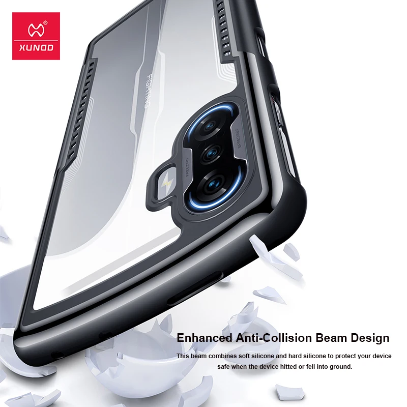 

For POCO F3 GT Case, Xundd Airbag Case, For Xiaomi POCOPHONE POCO F3 GT Cover, Shockproof Transparent Bumper Phone Cover Case