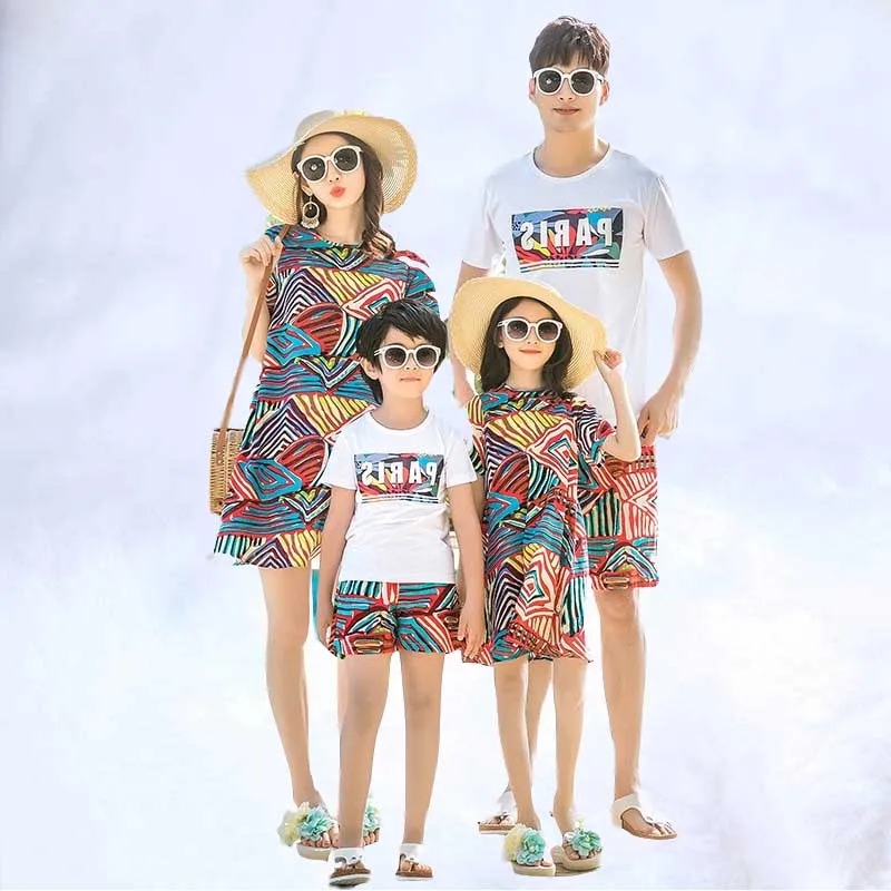 Платье в богемном стиле для маленьких девочек и мальчиков женские футболки