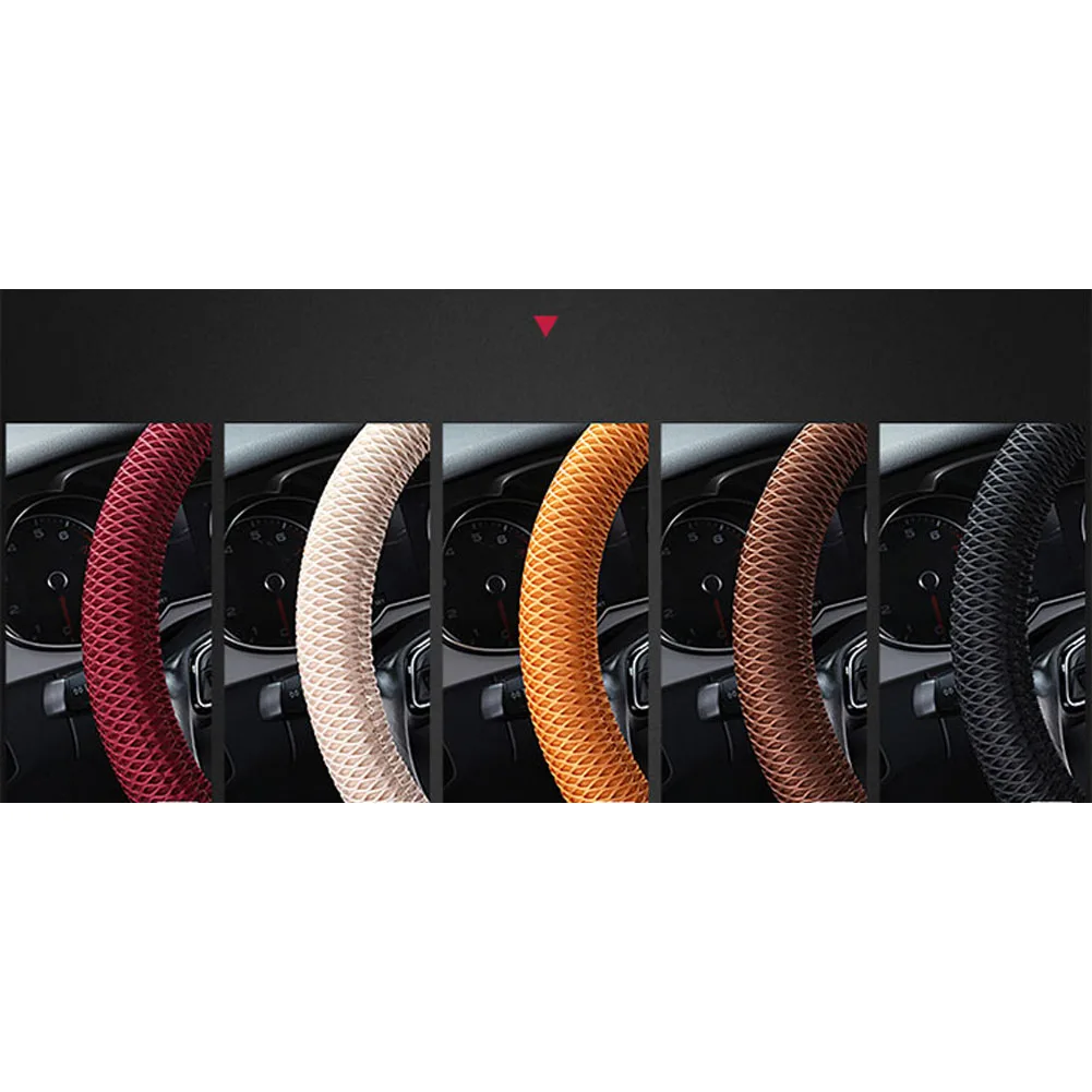 Новый всесезонный Универсальный Набор чехлов для руля из ледяного шелка