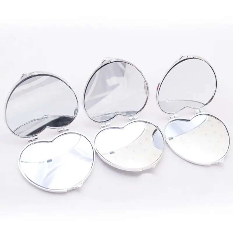 Мини карманное зеркало портативное Складное двухстороннее косметическое в