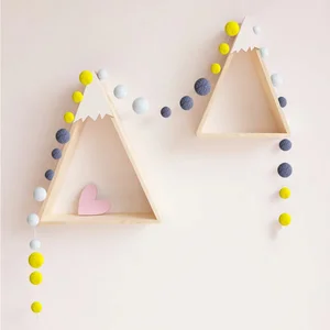 Скандинавский декор для детской комнаты 2 шт.компл. деревянная настенная полка в скандинавском стиле декор для детской комнаты Скандинавское украшение для детской комнаты