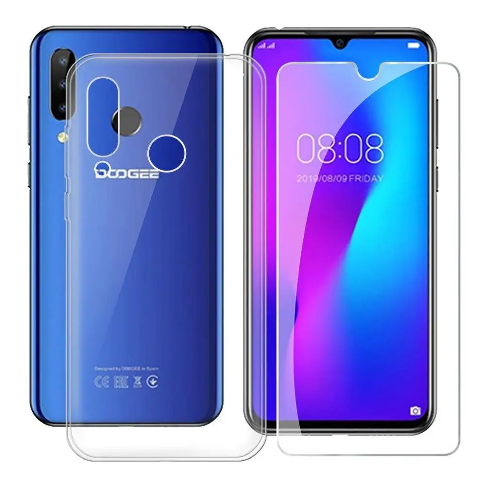 Для Doogee N20 Мягкий Чехол Pro защитная пленка из закаленного стекла класса люкс