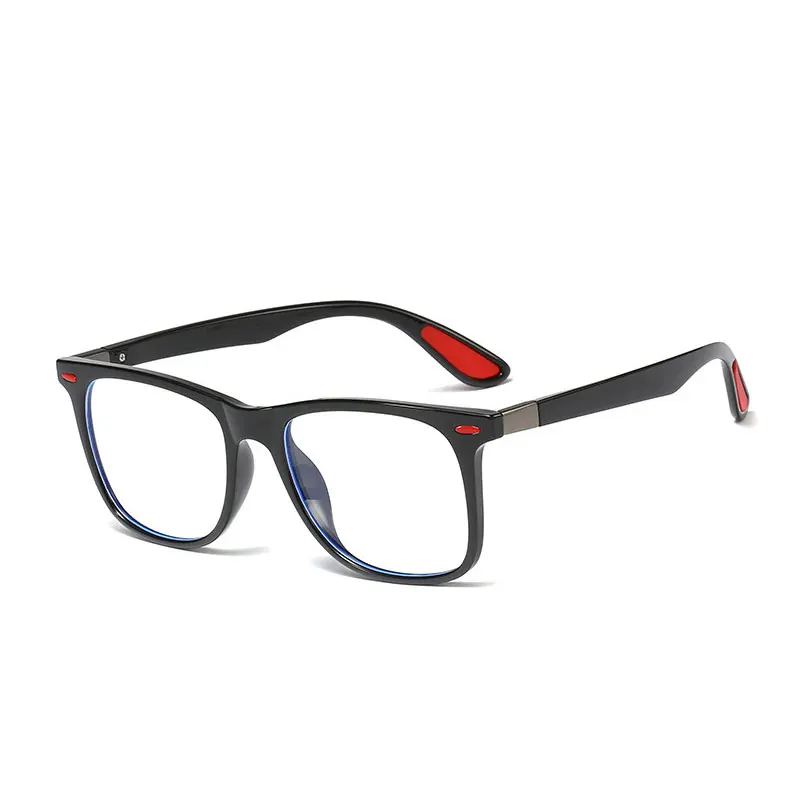 Квадратные очки для мужчин ультралегкие TR90 рисовые ногтей оправа очков |