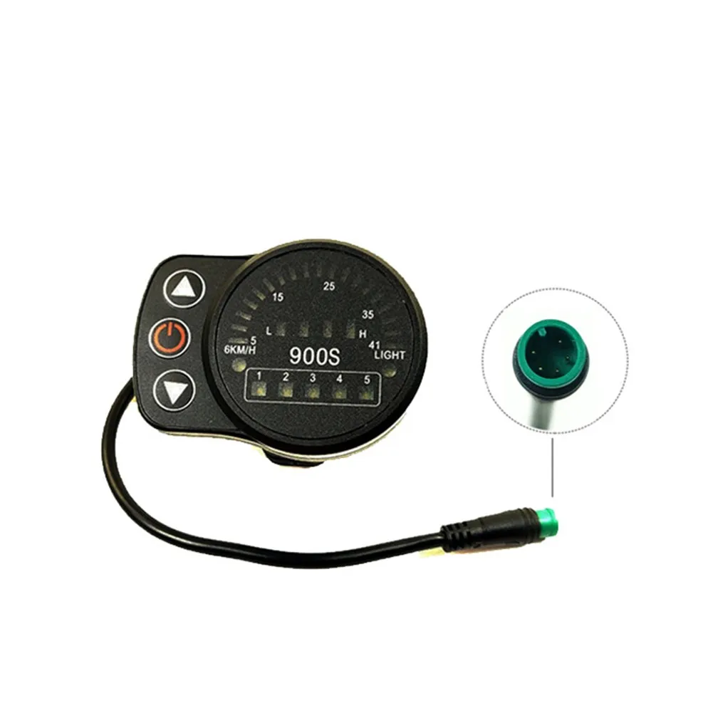 

Black Housing Plastic 24V 36V 48V Self-adjusting Function Of Versatile Parameters LED900S Display Instrument