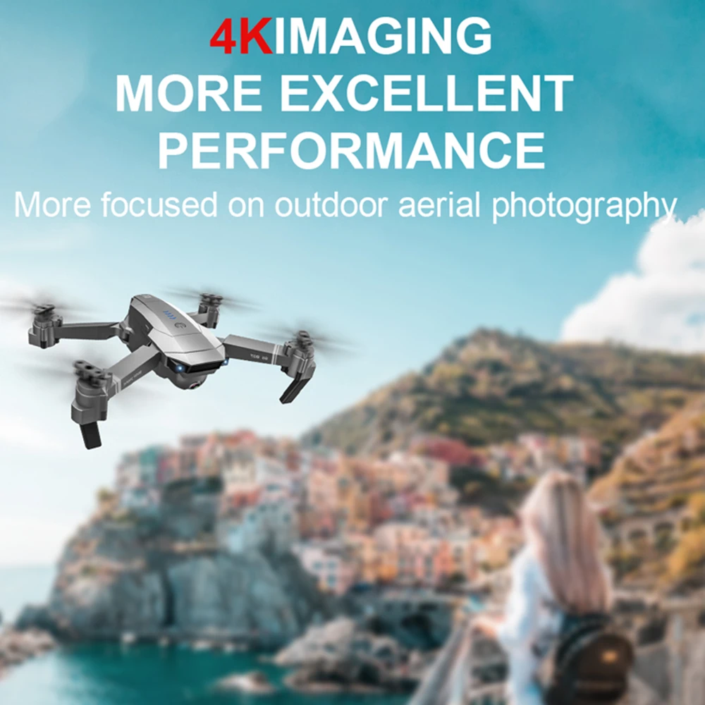 Дроны 4K GPS Дрон Квадрокоптер с камерой Радиоуправляемый вертолет игрушки