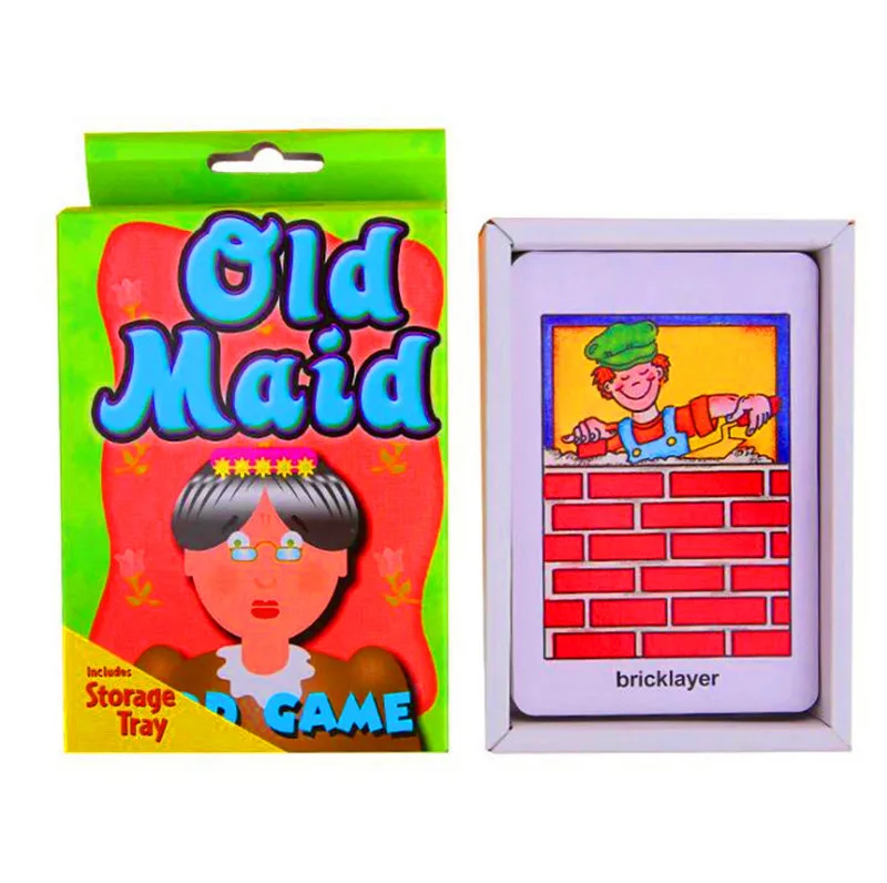 

2020 New Kids Crazy Games Card Poker Hearts Fish Old Maid Game Card Kid Child Baby Educational Toys Fun Gift for Children