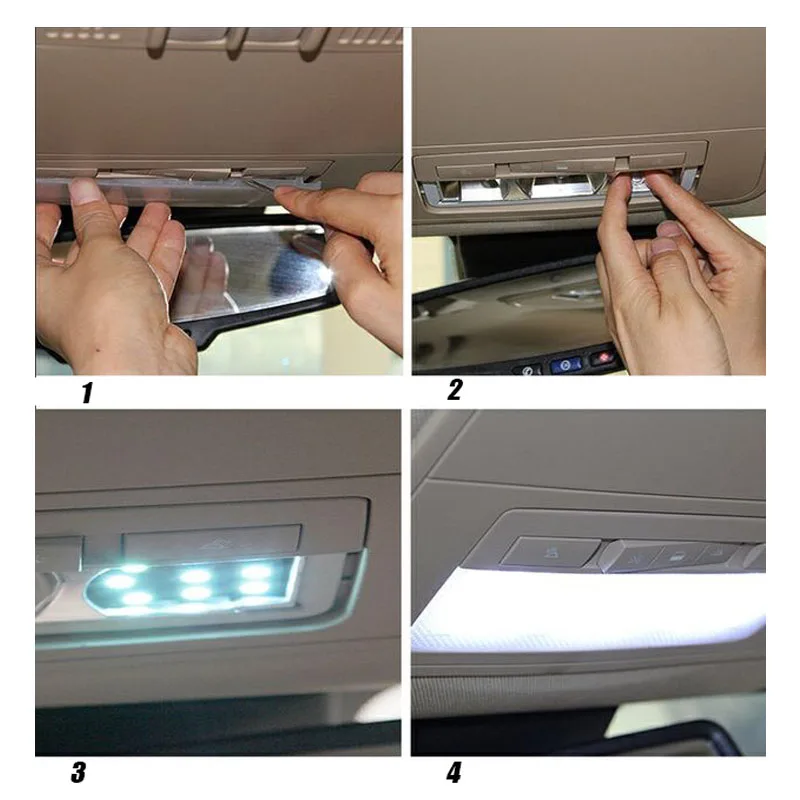 ULRIGO 10 шт. Super Blanc 31 мм 36 39 41 C5W 12 В COB LED Voiture Festoon Lumiere Dome lamp Auto Carte roof Ampoule|Сигнальная