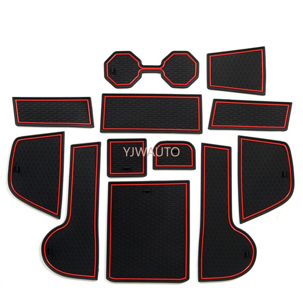 

Дверной игровой коврик для VW POLO 2018 ворота в бороздках двери автомобиля резиновые чашки коврики-держатели анти-скольжения ковры положение