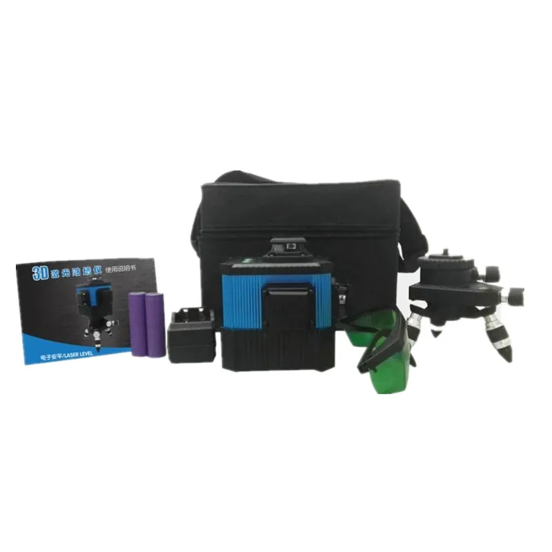 

Hot sale 3D Laser Level 360 Rotary Automatic Self cross line laser green