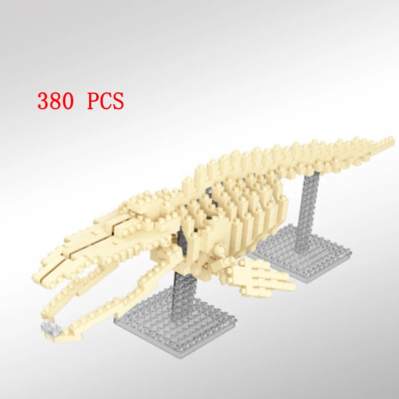 Алмаз не совместимый Классический Скелет мини-блоки микро строительные животные
