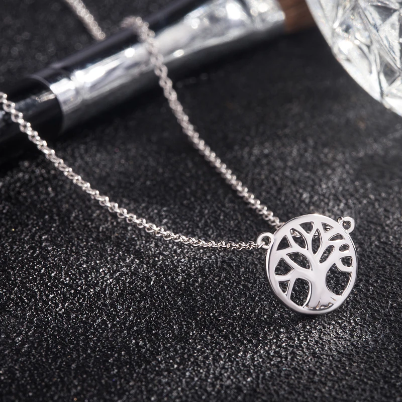 Ожерелье женское из чистого серебра 925 пробы длина 45 см