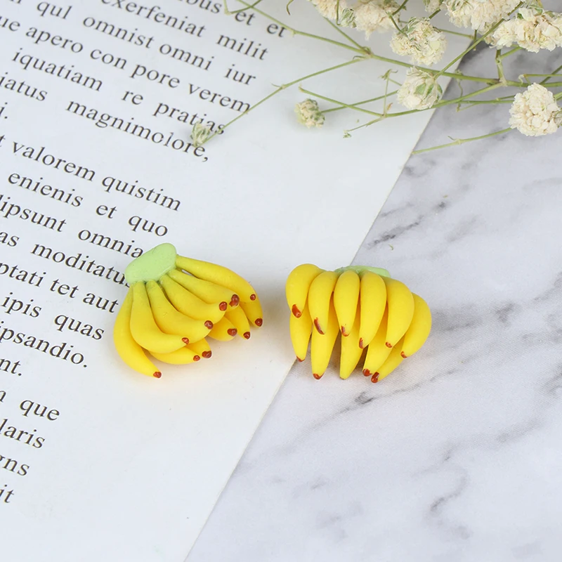 

Мини Еда принтом в виде бананов для 1:12 кукольных домиков миниатюрный брошь “гроздь типа" банан "Кухня Еда фрукты аксессуары декора кукольны...