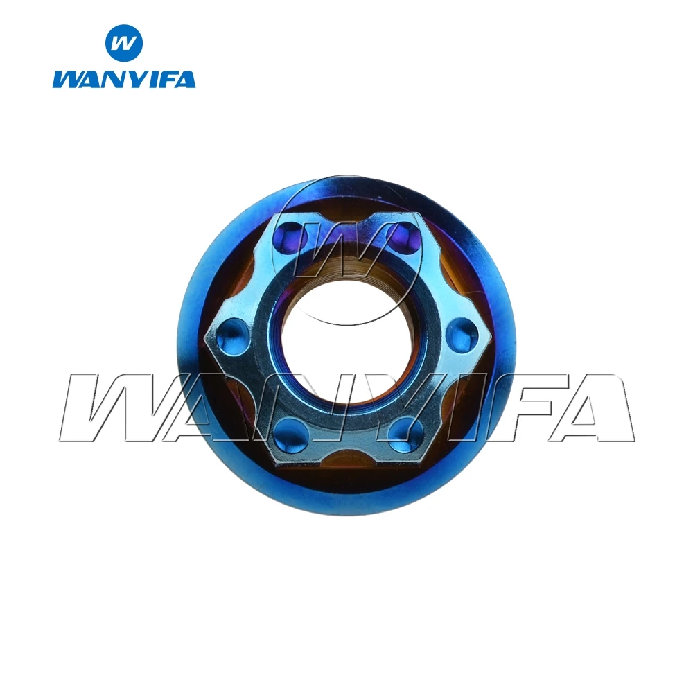 Титановый гайка &quotWanyifa&quot M6 M8 M10 M12 1 25 шаг M14 5 M16 Torx фланец шестигранные титановые