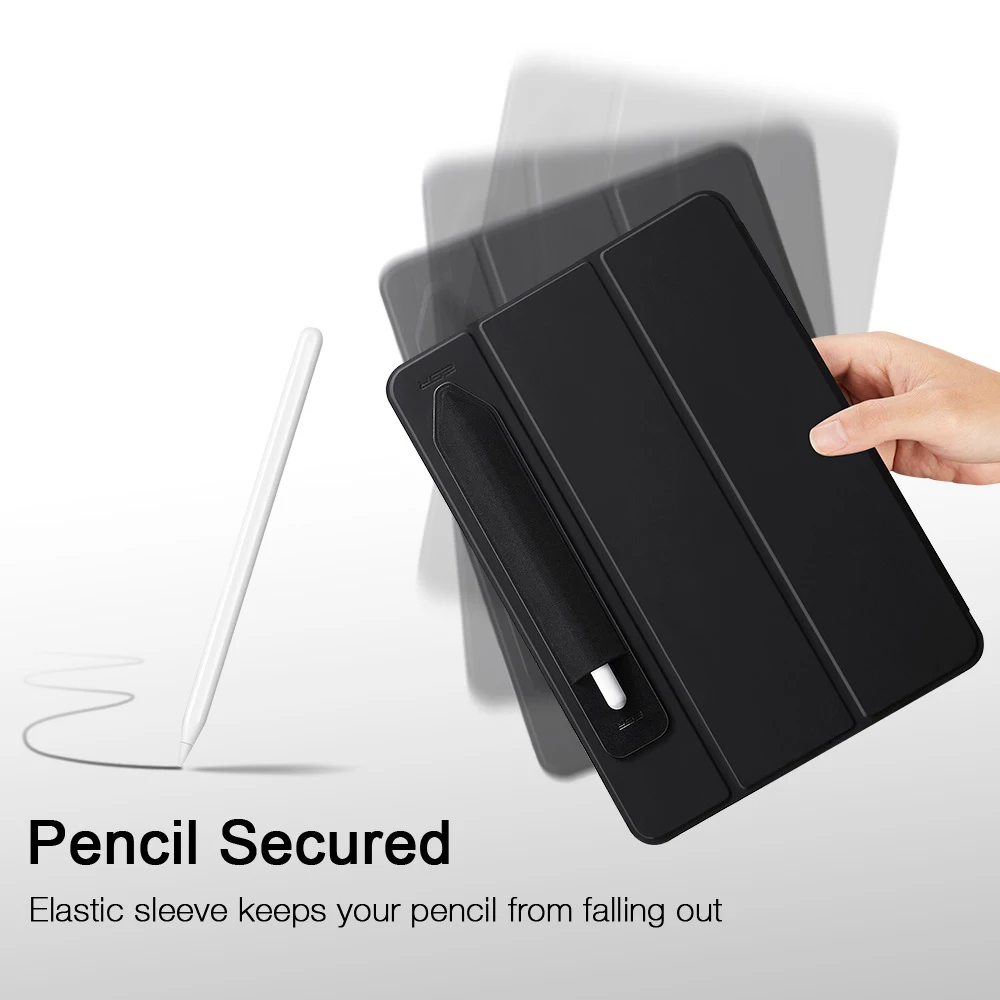 Чехол ESR для Apple Pencil Stick, держатель, чехол для iPad Pencil, PU, чехол для планшета, стилус, 360, полный защитный чехол, сумки