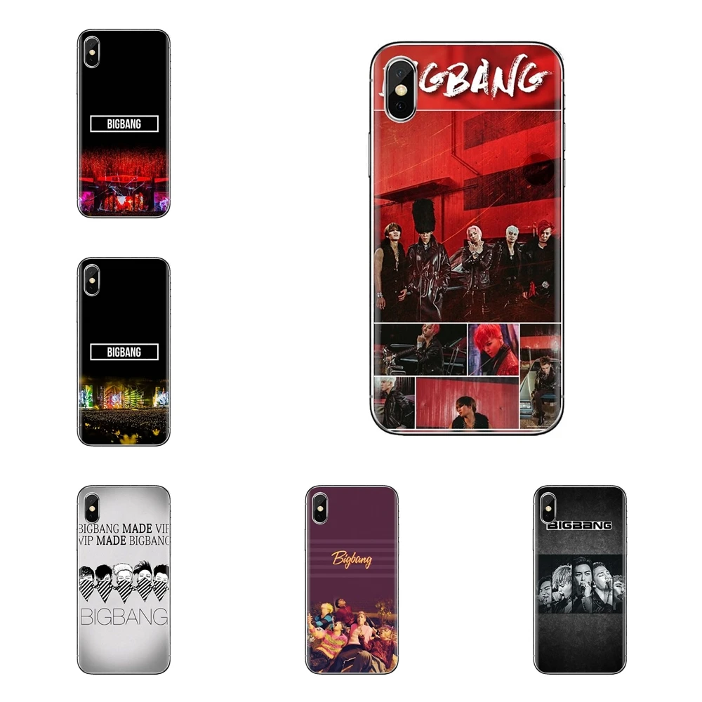 For Samsung Galaxy J1 J2 J3 J4 J5 J6 J7 J8 Plus 2018 Prime 2015 2016 2017 kpop Bigbang Transparent Soft Shell Covers |