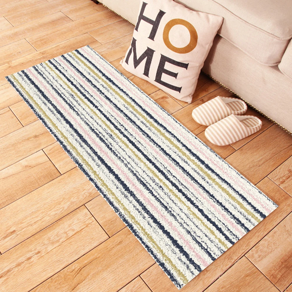 Нескользящие наклейки для лестниц цветные полосатые ступеньки напольные