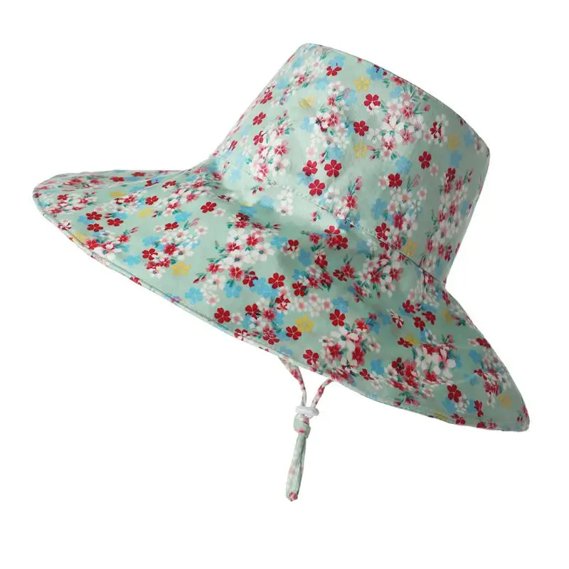 

Baby Summer Beach Sun Protection Hats Girls Boys Hats Toddler Sun Cap Bucket Hat D08C