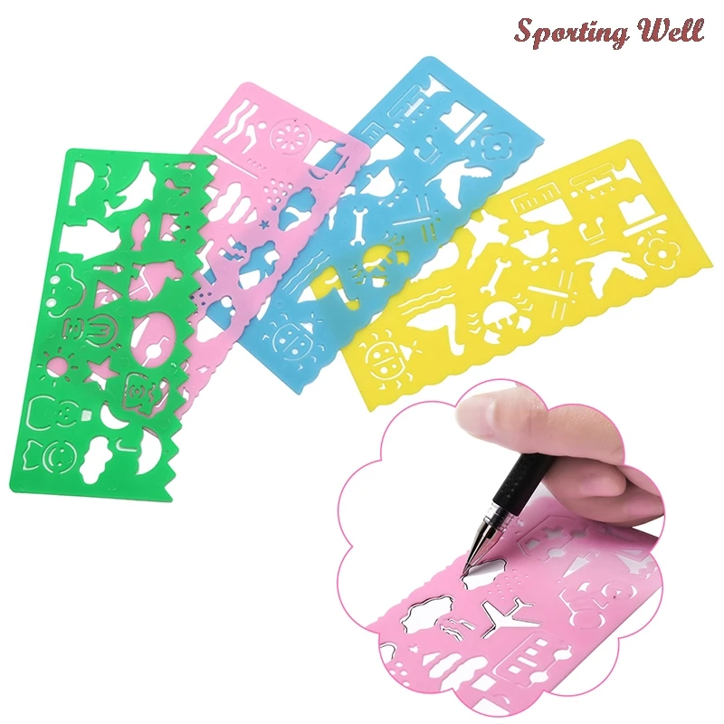 4 шт./компл. настольная игра с волшебными картами цветная картинка царапинами