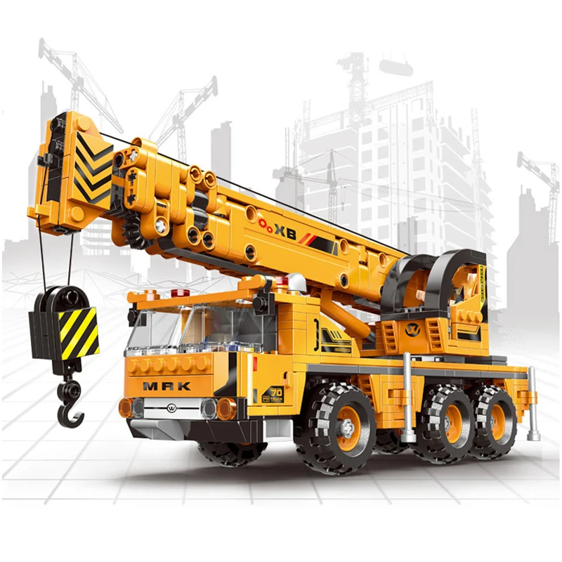 500 шт. + инженерный бульдозер кран рабочий бетономешалка грузовик автомобиль