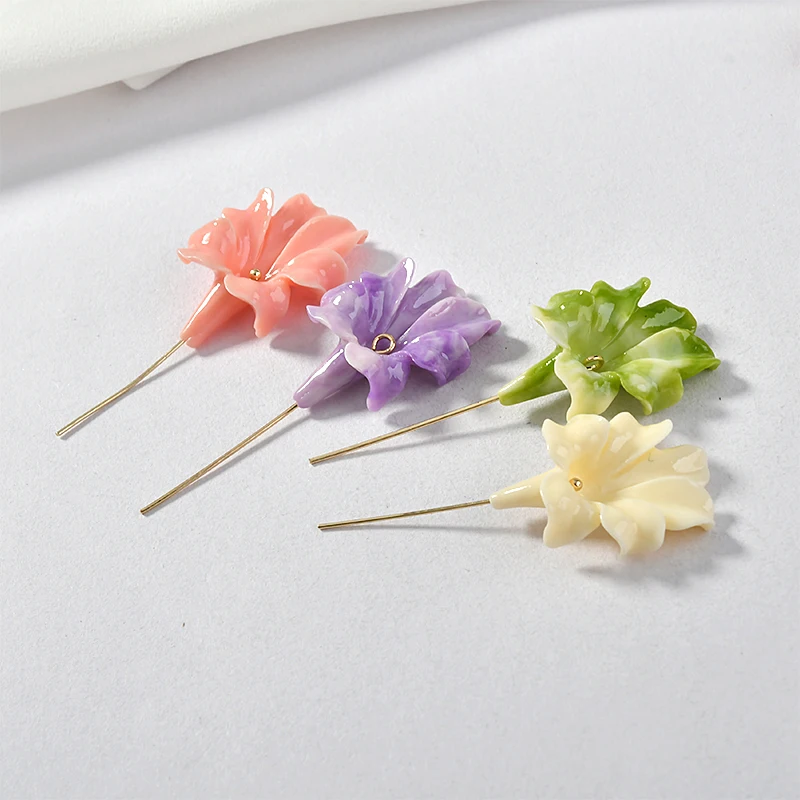 Натуральный коралловый смешанный полимерный материал прямые отверстия большой