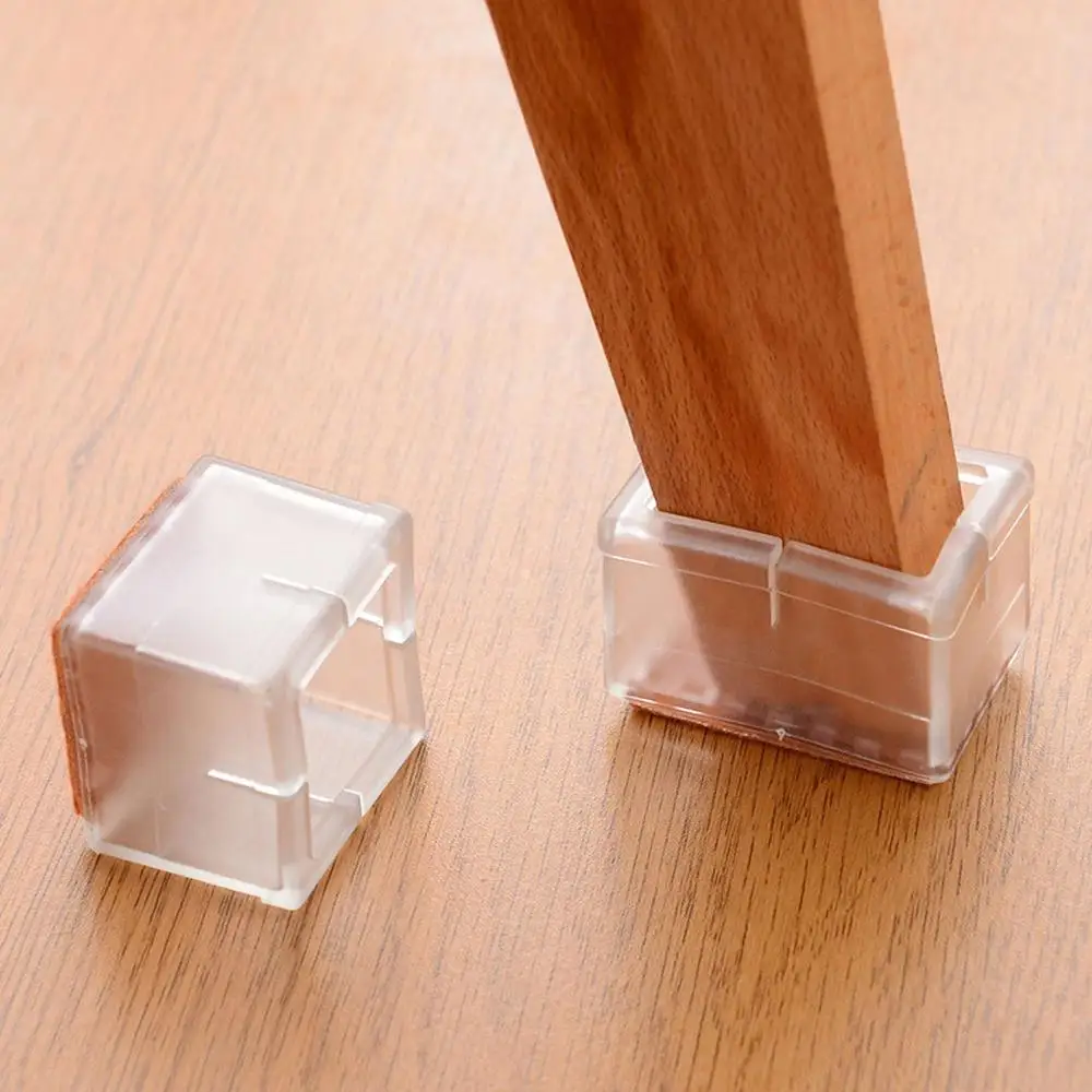 16 шт. прозрачные силиконовые чехлы для мебели ножек и стульев протекторы